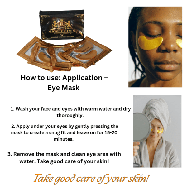 24k Gold Eye Mask - Image 2